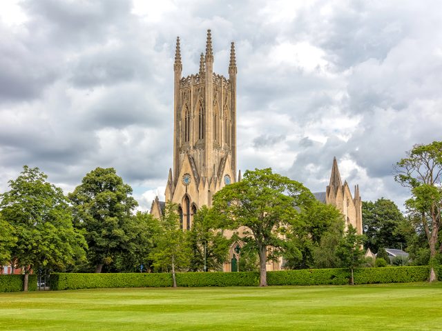 Christ Church, an Anglican church, Lansdown, Cheltenham, Gloucestershire, United Kingdom