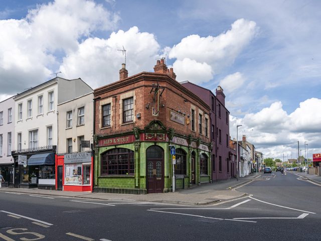 The Vine public house in Cheltenham, UK