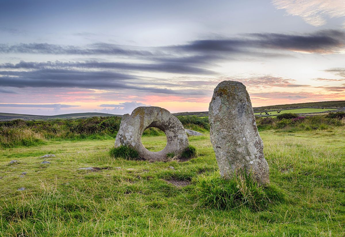 Tour to Men-An-Tol in Cornwall, England