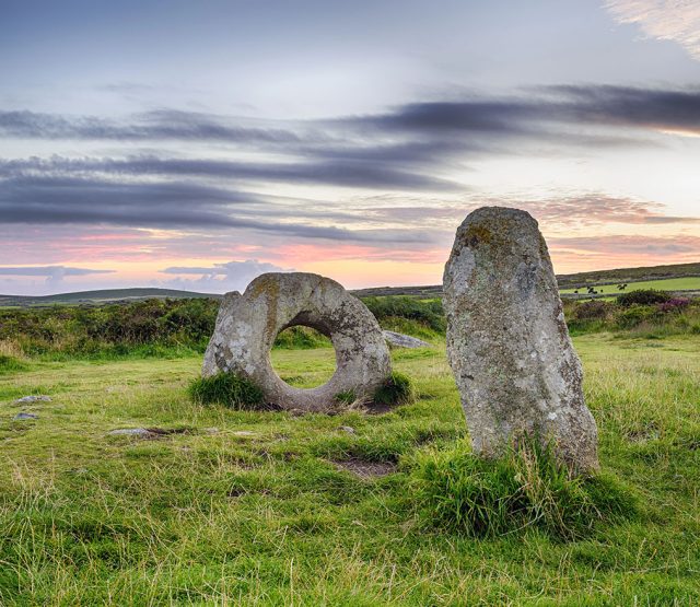 Tour to Men-An-Tol in Cornwall, England