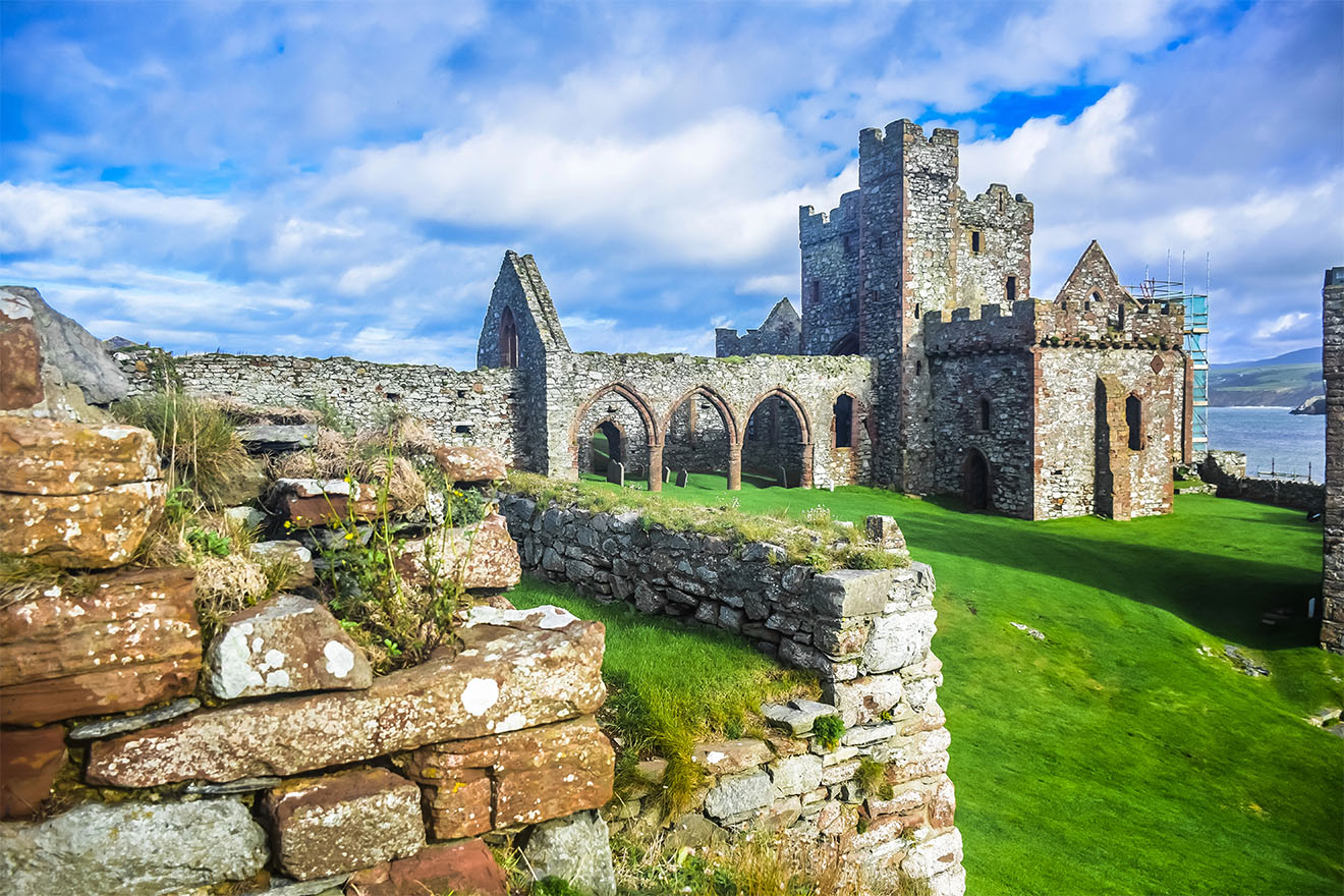 Tour to Peel castle at St. Patrick's Isle, Peel, Isle of Man Tour to Peel castle, Isle of Man