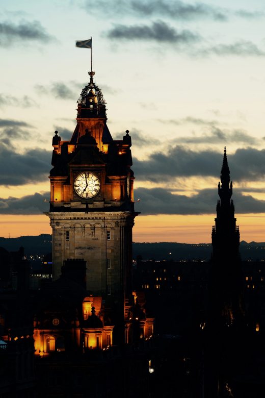 Edinburgh city skyline